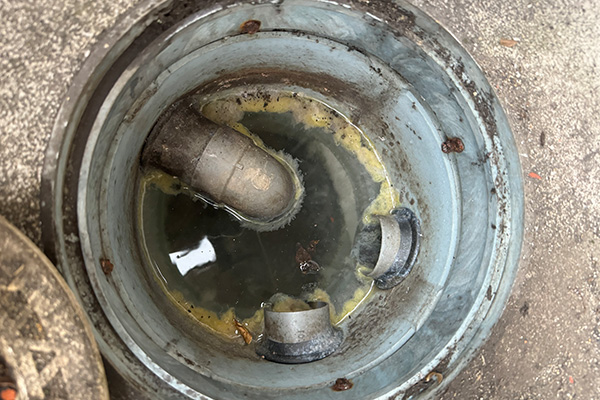 排水管清掃前