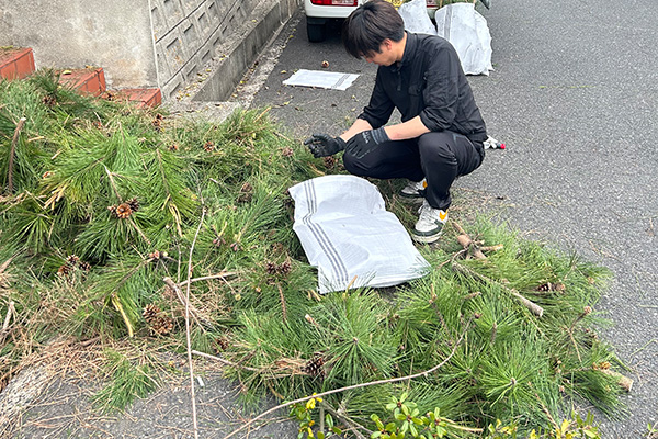 剪定等のゴミ処分